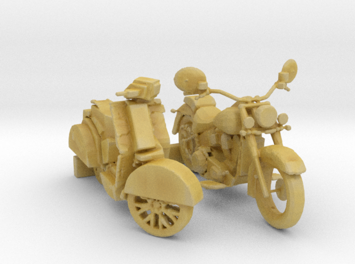 HO Scale Motorcycle & Scooter 3d printed 
