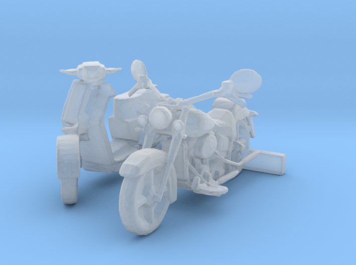 S Scale Motorcycle &amp; Scooter 3d printed