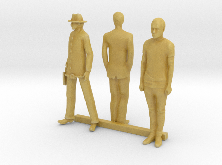 S Scale Standing Men 3 3d printed