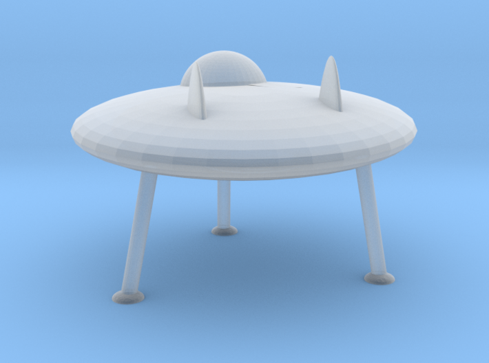 S Scale Flying Saucer 3d printed