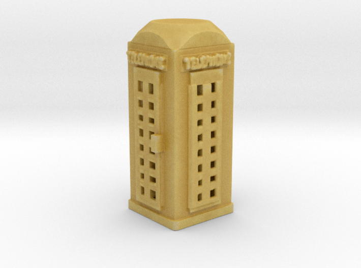 N Scale Telephone Booth 3d printed 