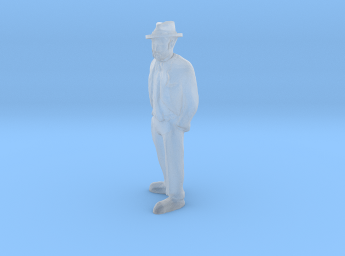 HO Scale Old Bearded Man 3d printed