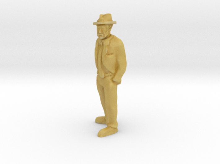 S Scale Old Bearded Man 3d printed