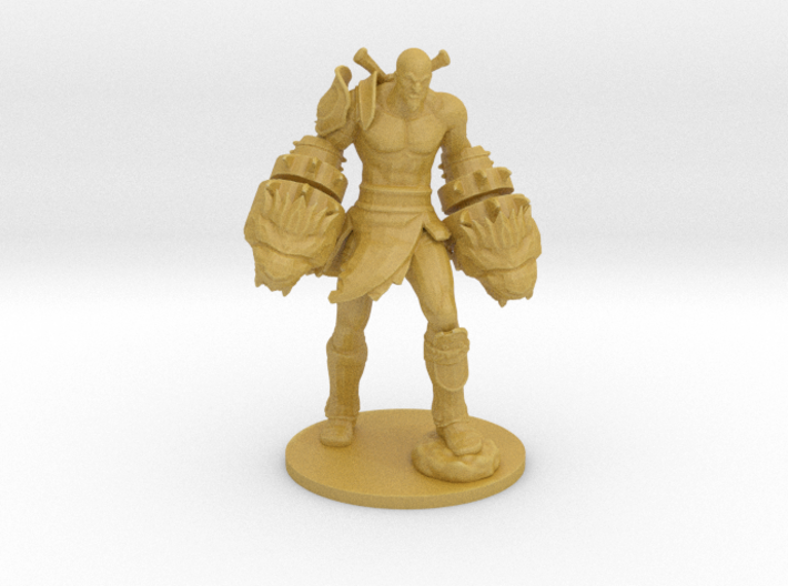 Kratos god of war Nemean Cestus miniature games 3d printed 