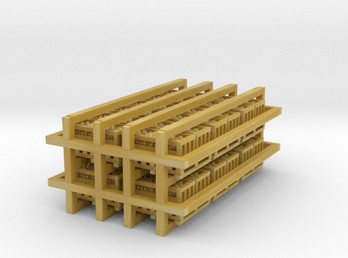 Pallets Of Crated Oranges 3d printed 