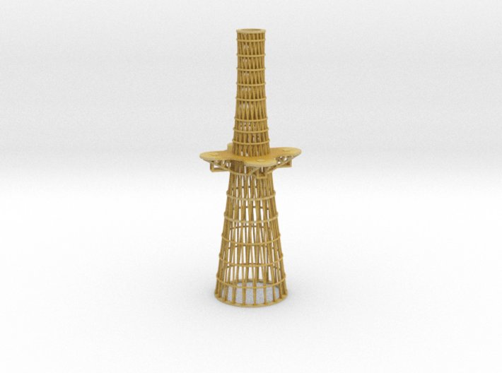 1/350 Tennessee and Colorado class Cage Mainmast 3d printed