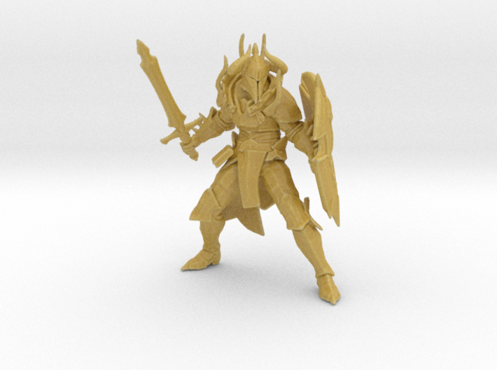 Shadow Knight DnD miniature for games and rpg 3d printed 
