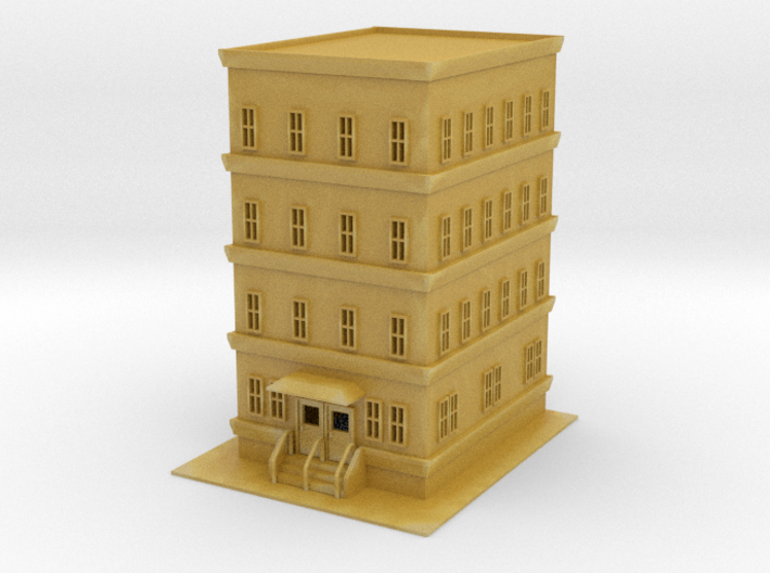 City Apartment Building 1  Z Scale 3d printed 