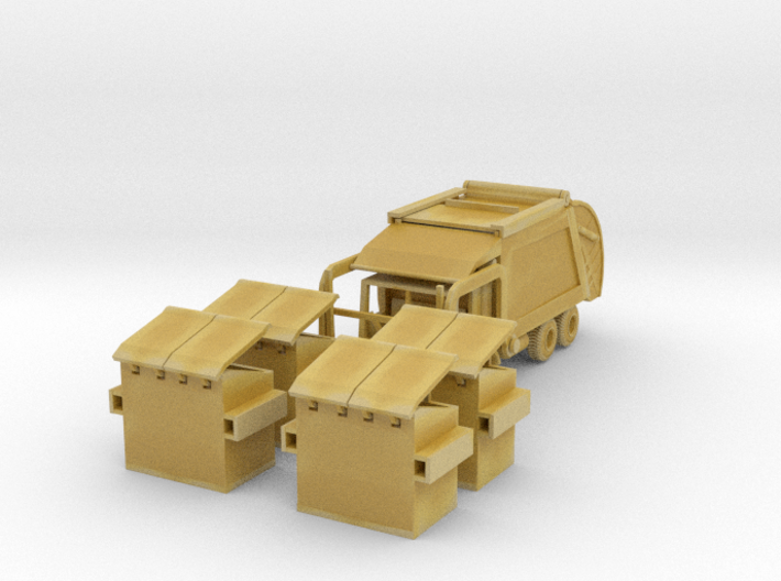 Garbage Truck Z Scale 3d printed 