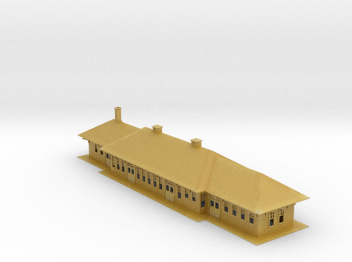 Medford Train Station Z Scale 3d printed 