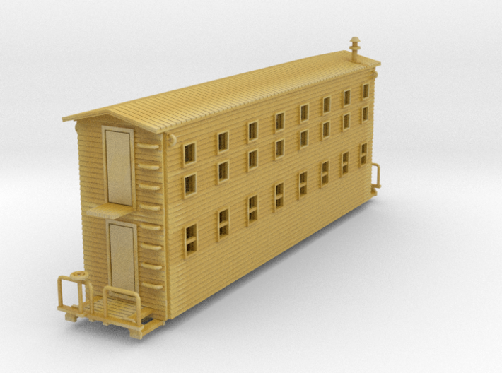 Bunk House Car Z Scale 3d printed 