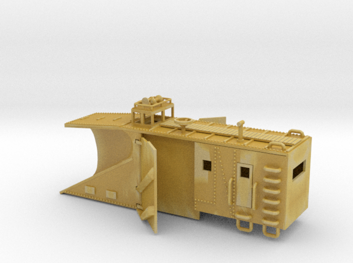 Russel Snow Plow Zscale 3d printed 