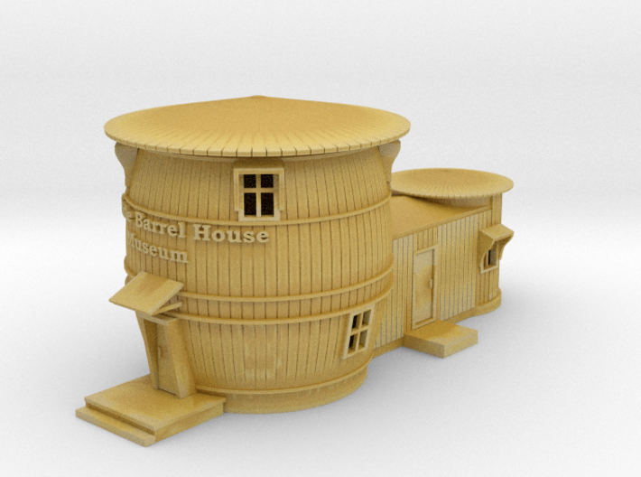 Pickel Barrel House N scale 3d printed 