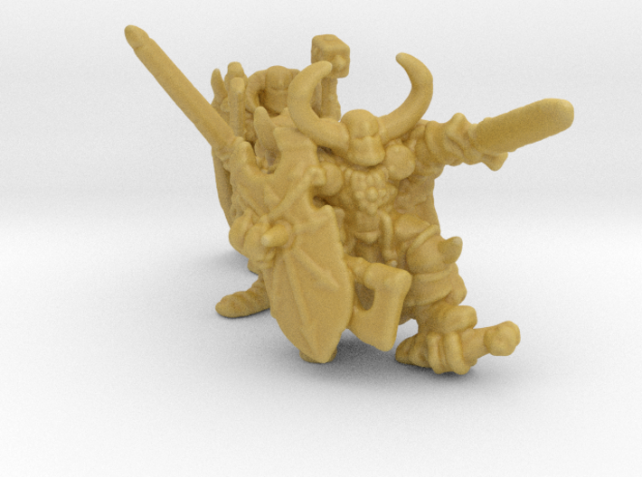 Chaotic Warriors 15mm miniature model set fantasy 3d printed