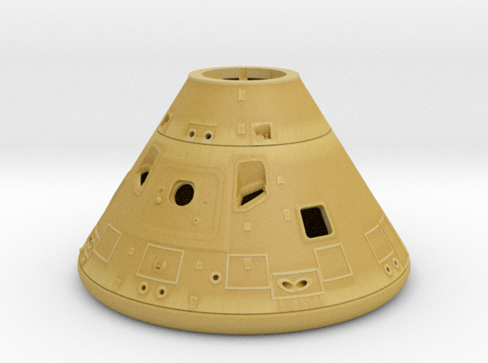 27a-28-Command Module with closed hatch-SW 3d printed