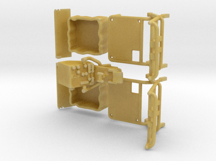 04ab-05ab-05cd-06-Central chassis parts 3d printed 