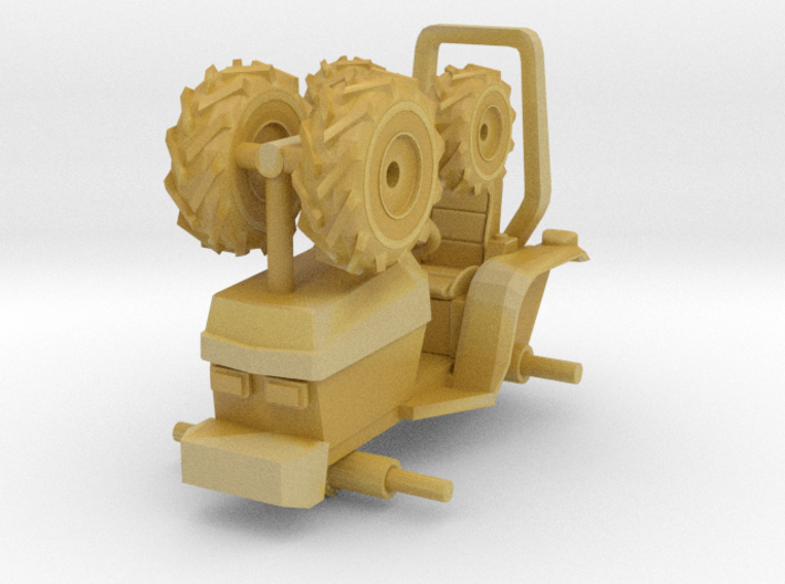 1/87 Scale Garden Tractor 3d printed 