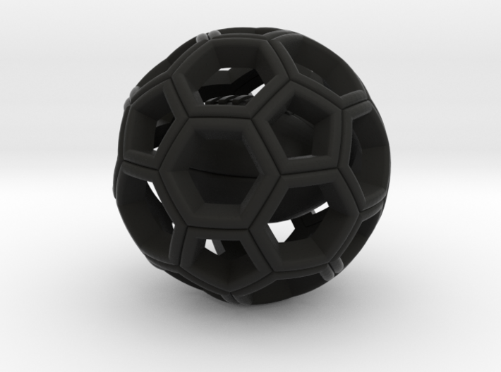 Soccer Ball with American Football Inside #2 3d printed