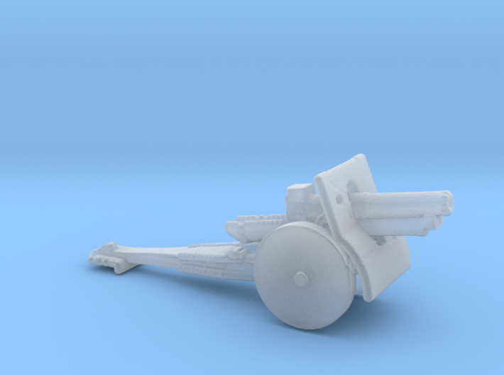 155 mm gun Short model 1917 1/200 ww1 artillery 3d printed