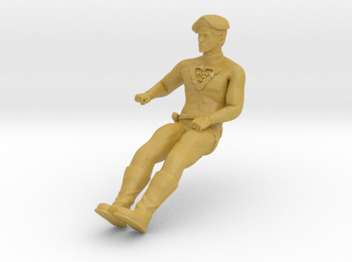Captain Action - Action Boy - 4in Silver Streak 3d printed
