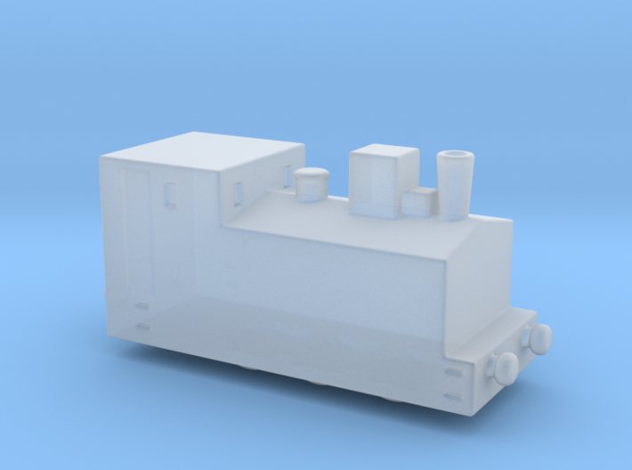alvf ww1 armoured loco steam 1/200 3d printed