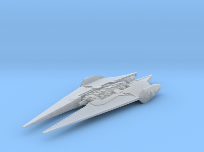 NR Ka'Bin'Tak Super Dreadnought Full Thrust Scale 3d printed