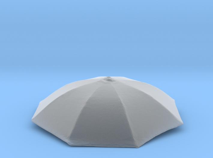 1/24 Umbrella Face Black HD Acrylic Passed 3d printed
