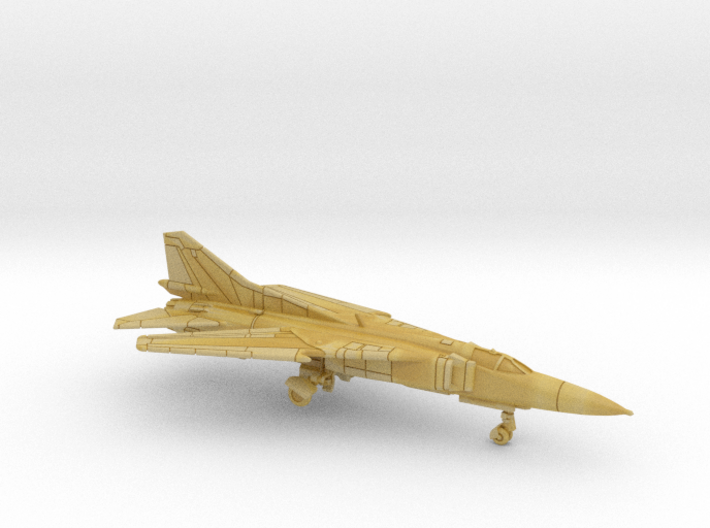 1:222 Scale MiG-23M Flogger (Clean, Deployed)i 3d printed