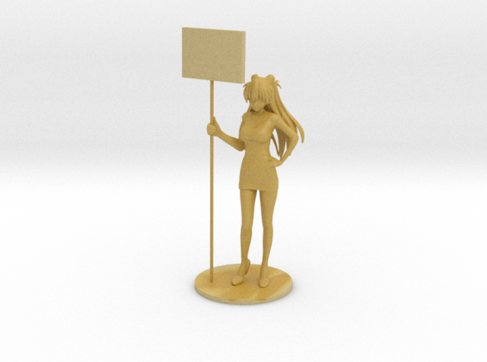 1/24 Race Queen Asuka Holding Board [Cust.] 3d printed