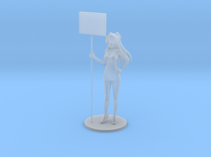 1/48 Show Girl Holding Board [Cust.] 3d printed