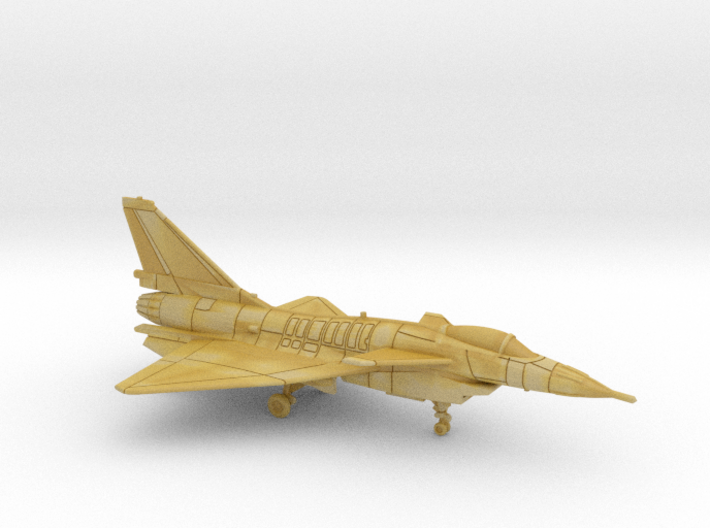 1:222 Scale J-10A Firebird (Clean, Deployed) 3d printed