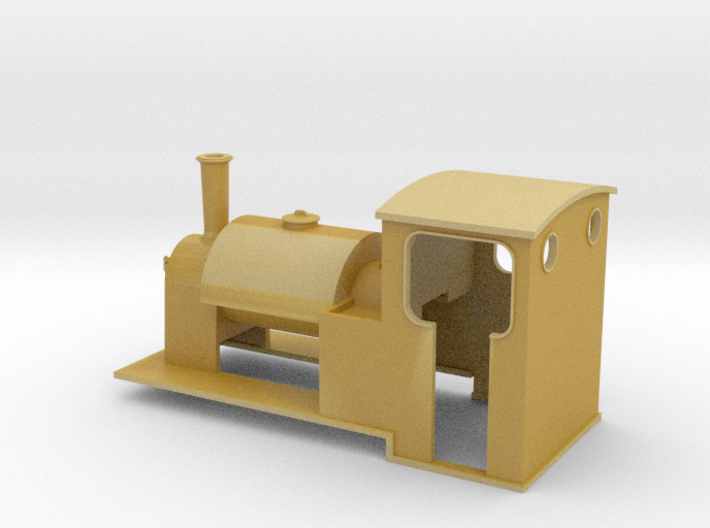 5.5 mm scale saddle-tank loco 3d printed