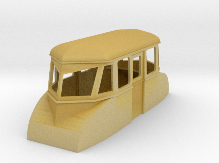 009 streamlined inspection railcar 3d printed