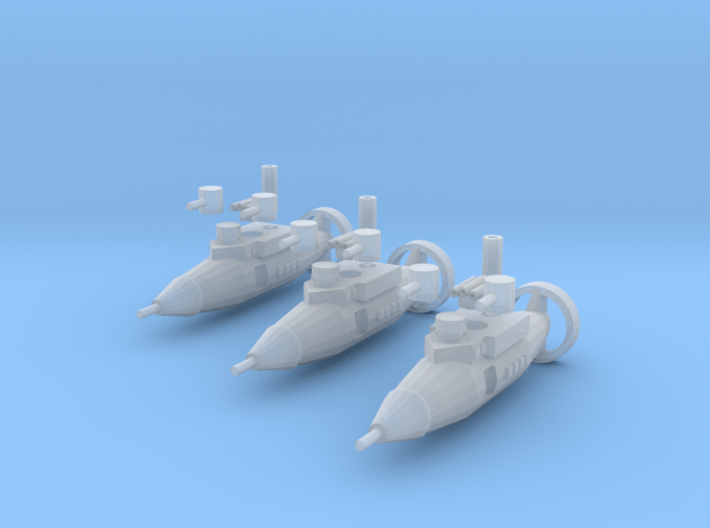 Tumelo Class Torpedo Frigate 3d printed