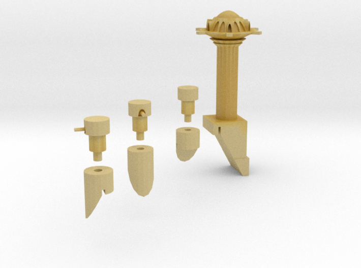 Martian Villa Tower And Turrets 3d printed
