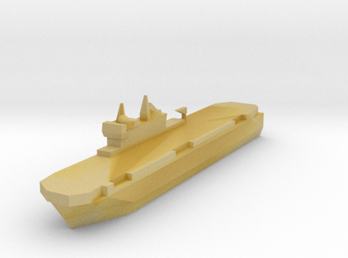 French Mistral Assault Ship 1:2400 3d printed