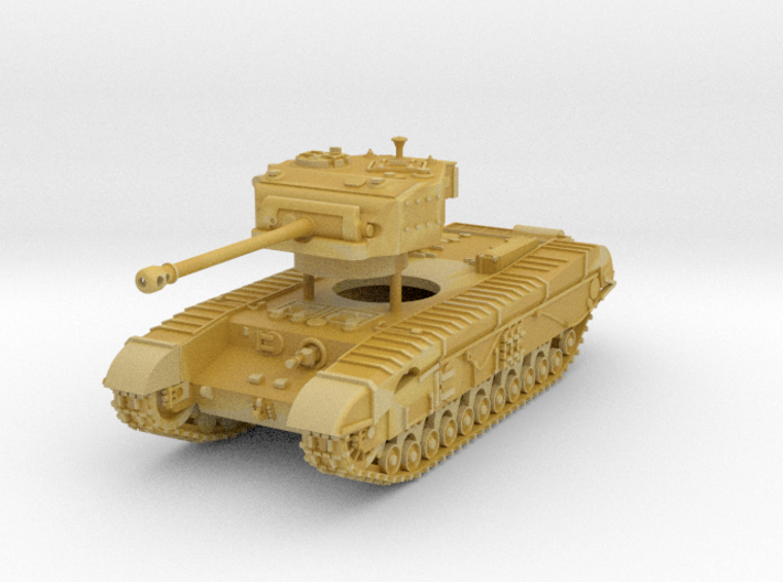 Black Prince (A43) British Tank Scale: 1:100 3d printed 