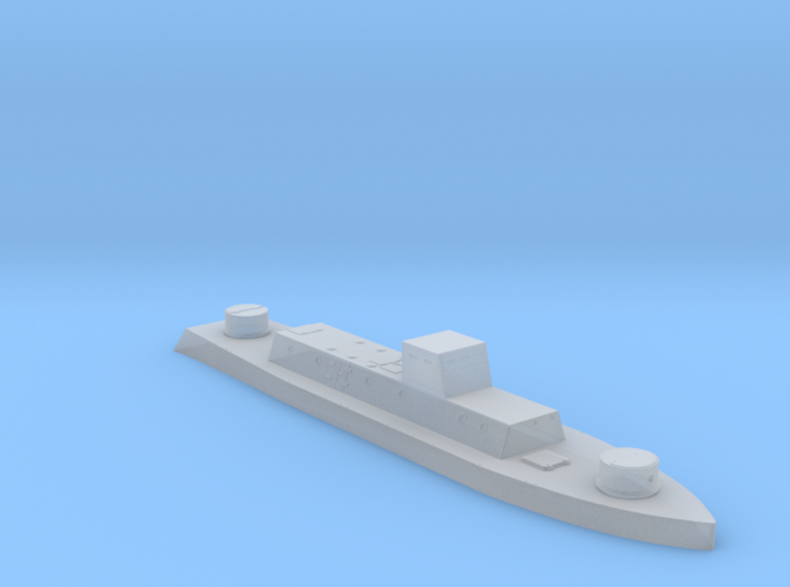1/700th scale WW2 Hungarian armoured boat 3d printed
