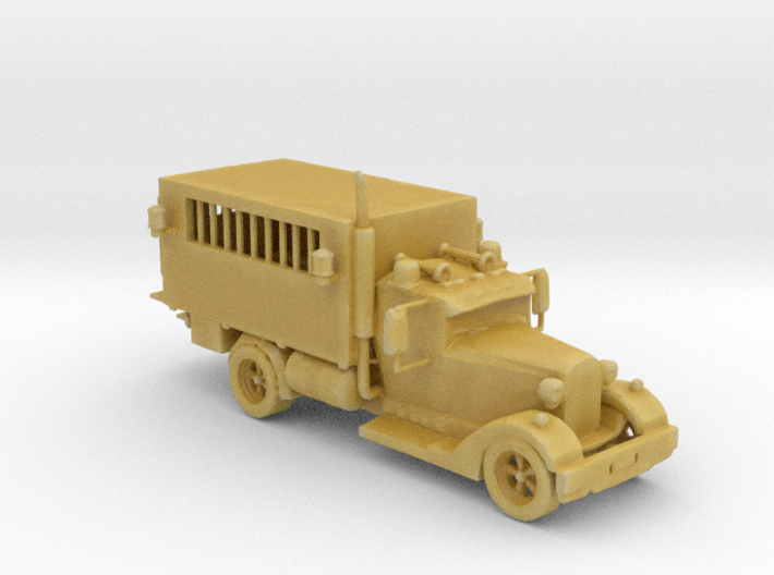 1930s Custom Riot Wagon 1:160 scale. 3d printed