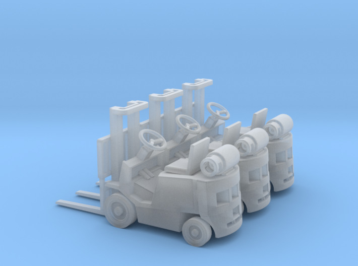 Early LPG Forklift (HO - 1:87) 3X 3d printed