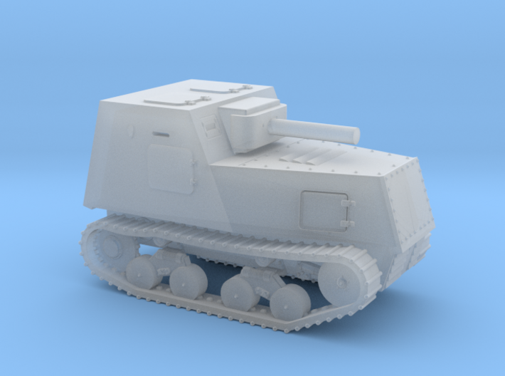 1/200th scale KHTZ-16 soviet armoured tractor 3d printed