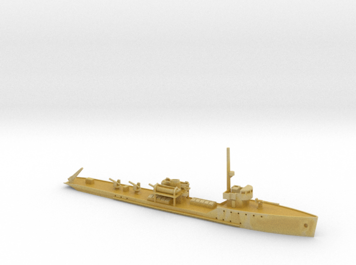 1/600th scale Strela soviet AA ship 3d printed