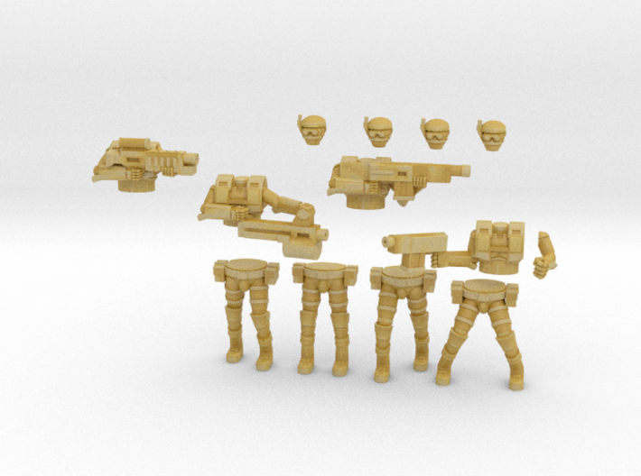 36MM Squad Builder Light Armor Troopers 3d printed 