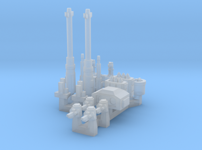 Turrets And Weapons One 3d printed