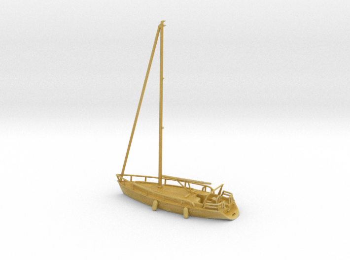 Sailboat 01.N Scale (1:160) 3d printed