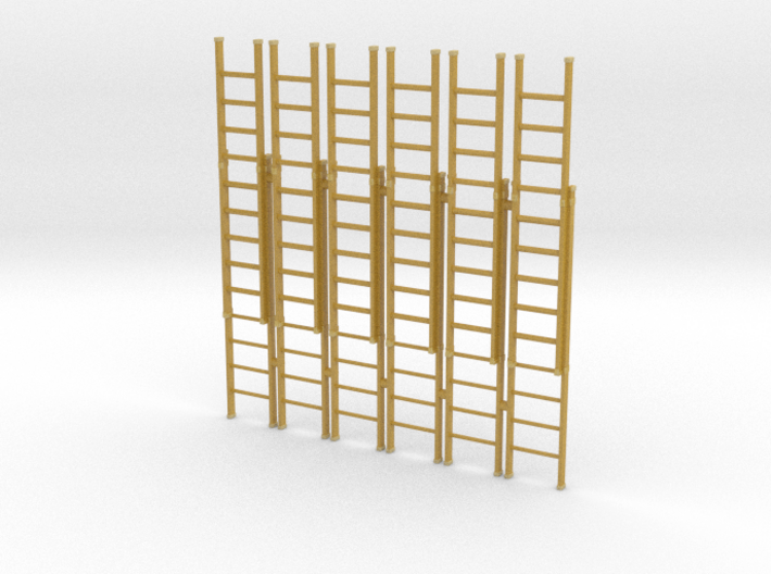 Ladder 02. O Scale (1:43) 3d printed