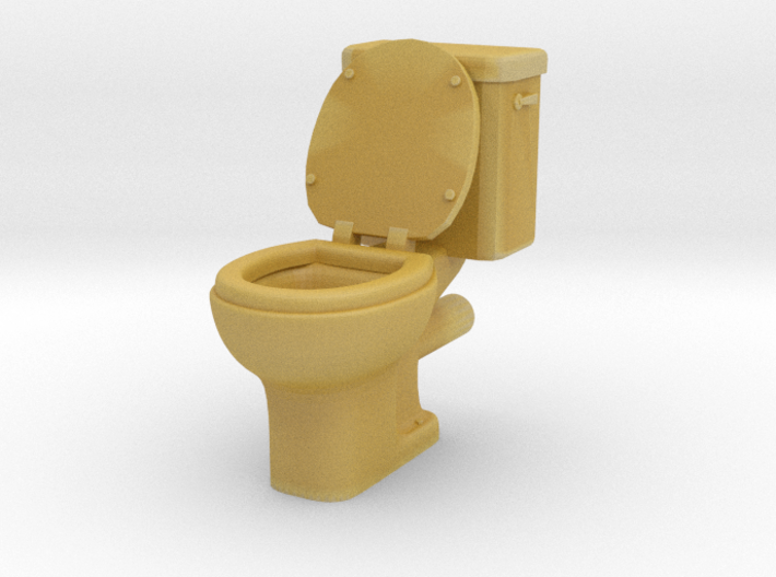 Toilet 01. 1:24 Scale 3d printed