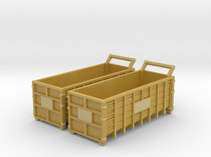 Steel Waster Container 01. N  Scale (1:160) 3d printed 