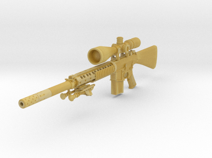 1/6th K11 bipod suppressor hunter scope 2 3d printed 