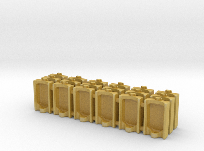 Urinal 02.HO Scale (1:87) 3d printed 